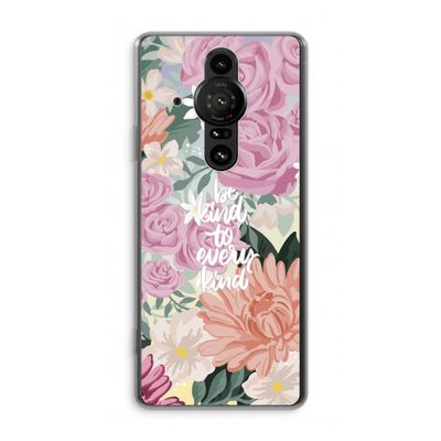 Kindness matters: Sony Xperia Pro-I Transparant Hoesje