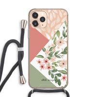 Sweet heaven geometrics: iPhone 11 Pro Transparant Hoesje met koord