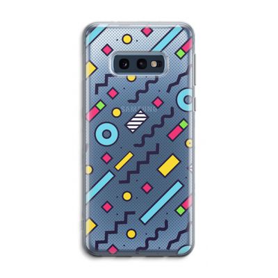 8-bit N°8: Samsung Galaxy S10e Transparant Hoesje