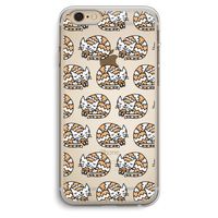 Slapende poes: iPhone 6 Plus / 6S Plus Transparant Hoesje