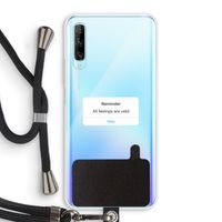 Reminder: Huawei P Smart Pro Transparant Hoesje met koord