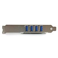 StarTech.com 4-poorts PCI Express PCIe SuperSpeed USB 3.0 controllerkaartadapter met UASP SATA-voeding - thumbnail