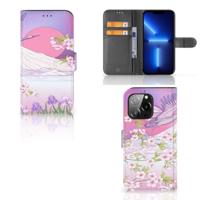 iPhone 13 Pro | Telefoonhoesje | Met pasjeshouder | Bird Flying