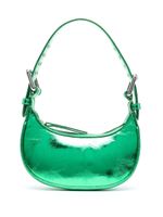 BY FAR sac cabas à effet métallisé - Vert