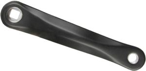 M-Wave Crankarm links shimano 170mm aluminium - zwart