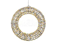 Kerstkrans Metaal 500 LED Ø38cm - thumbnail