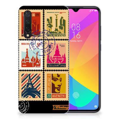 Xiaomi Mi 9 Lite | Silliconen Back Cover | Postzegels