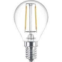 Philips LED 77755500 LED-lamp Energielabel E (A - G) E14 Kogel 2 W = 25 W Warmwit (Ø x l) 4.5 cm x 8 cm 1 stuk(s)