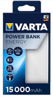 Varta Energy 15000 powerbank Lithium-Polymeer (LiPo) 15000 mAh Zwart, Wit - thumbnail