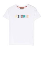 Missoni Kids t-shirt à logo imprimé - Blanc - thumbnail