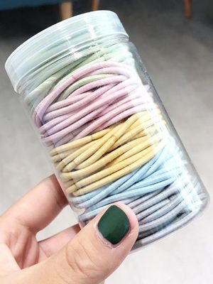 Eenvoudig Snoep Kleur Haar Stropdas Eenvoudig Snoep Kleur Haar Stropdas