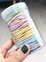 Eenvoudig Snoep Kleur Haar Stropdas - thumbnail