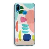 Bold Rounded Shapes: Huawei P20 Lite Transparant Hoesje