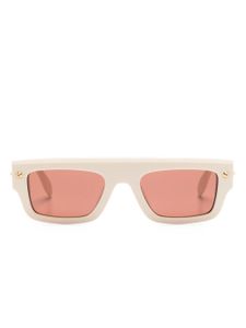 Alexander McQueen Eyewear lunettes de soleil teintées à monture carrée - Tons neutres