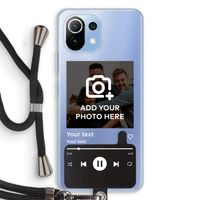Music Player: Xiaomi Mi 11 Lite Transparant Hoesje met koord