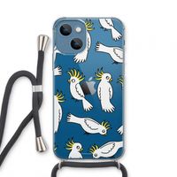 Papegaai: iPhone 13 mini Transparant Hoesje met koord