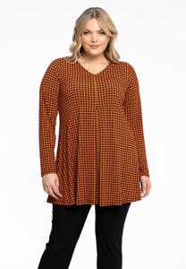 Yoek Tuniek V-hals KARINA | Oranje | Maat 42/44
