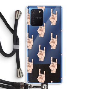 Rock: Samsung Galaxy Note 10 Lite Transparant Hoesje met koord