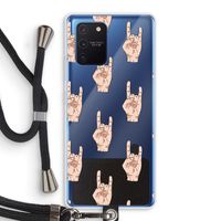 Rock: Samsung Galaxy Note 10 Lite Transparant Hoesje met koord