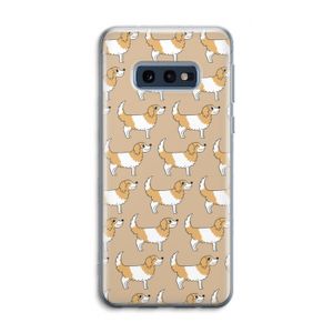 Doggy: Samsung Galaxy S10e Transparant Hoesje