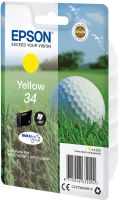 Epson Golf ball Singlepack Yellow 34 DURABrite Ultra Ink - thumbnail