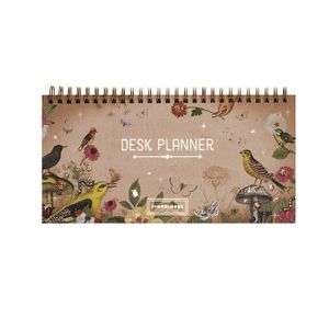 Pimpelmees Desk Planner - Rose Datumloos