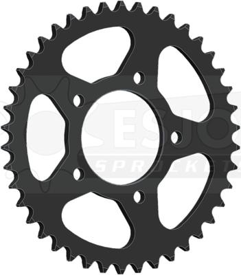 ESJOT Chain wheel 525 46z steel black