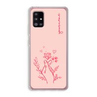 Giving Flowers: Samsung Galaxy A51 5G Transparant Hoesje