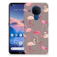 Nokia 5.4 | TPU Hoesje | Flamingo