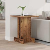 Bijzettafel Oudhout 44,5 x 45 x 55 cm Bewerkt hout