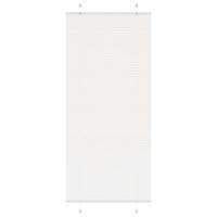 VidaXL Plissé rolgordijn 85x200 cm stofbreedte 84,4 cm polyester wit