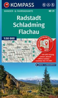 Wandelkaart 31 Radstadt - Schladming - Flachau | Kompass