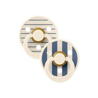 Bibs 2 Fopspeen Studio Duo Pin Steel Blue