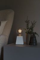 Konstsmide Wooden Decoration Lichtdecoratie figuur Wit 1 lampen LED 1 W - thumbnail