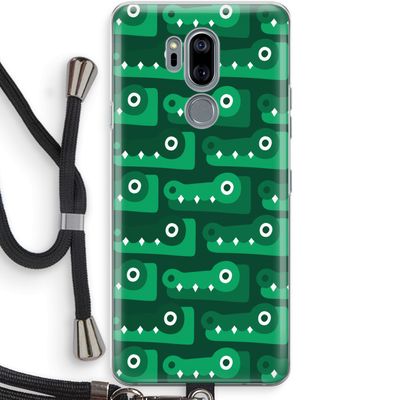 Crocs: LG G7 Thinq Transparant Hoesje met koord