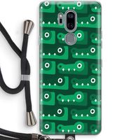 Crocs: LG G7 Thinq Transparant Hoesje met koord