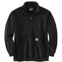 Quarter-Zip Zwart Sweatshirt Heren - thumbnail