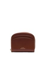 A.P.C. mini portefeuille Demi-Lune - Marron