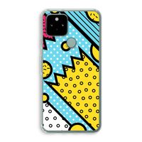 Pop Art #1: Google Pixel 5 Transparant Hoesje