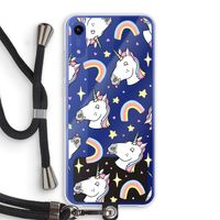 Rainbow Unicorn: Honor Play 8A Transparant Hoesje met koord