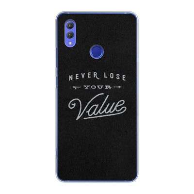 Never lose your value: Honor Note 10 Transparant Hoesje