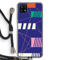 Gestalte 5: Samsung Galaxy A22 5G Transparant Hoesje met koord