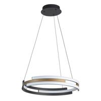 Highlight HanglampOrion zwart met koper brons Ø 45cm - H5530.01