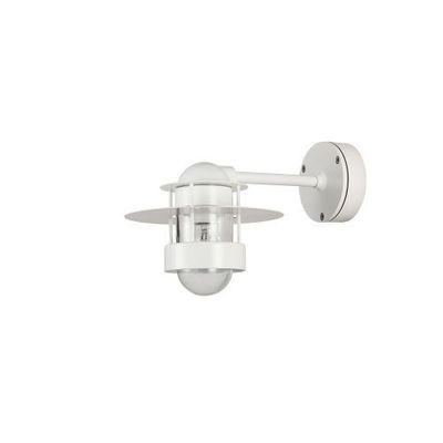 Louis Poulsen Albertslund Wall Short Wandlamp - Helder glas - Wit