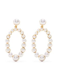 Kenneth Jay Lane boucles d'oreilles pendantes à perles