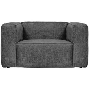 WOOOD Bean Fauteuil - Structure Velvet - Cloud Sky - 74x146x98