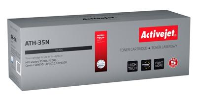 Activejet ATH-35N Toner Cartridge (vervanging HP 35A CB435A, Canon CRG-712; Supreme; 1800 pagina's; zwart)
