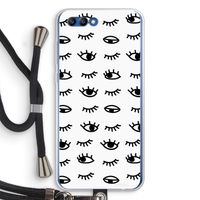 Eye pattern #2: Honor 10 Transparant Hoesje met koord