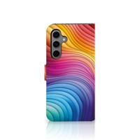 Book Case voor Samsung Galaxy S24 FE Regenboog