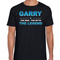 Garry Voornaam cadeau - The man, The myth the legend - zwart - voor heren - verjaardag